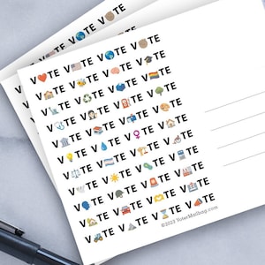 Emoji Postcards - Blank 4x6 Voter Postcards