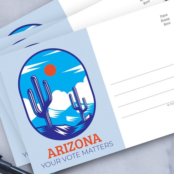 Arizona Voter Postcards - Blank 4x6 Voter Postcards