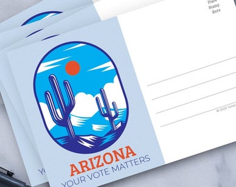 Arizona Voter Postcards - Blank 4x6 Voter Postcards