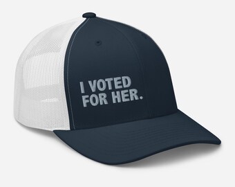 Casquette de baseball brodée I Voted For HER