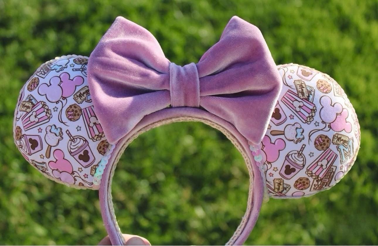 Snack Ears, Minnie Ears, Minnie Mouse, Mickey Mouse, Mouse Ears, Park Ears, Disney Inspired
