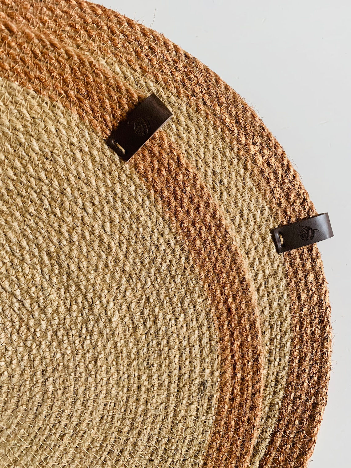 Set of 2 rustic jute placemats jute table mats jute Etsy