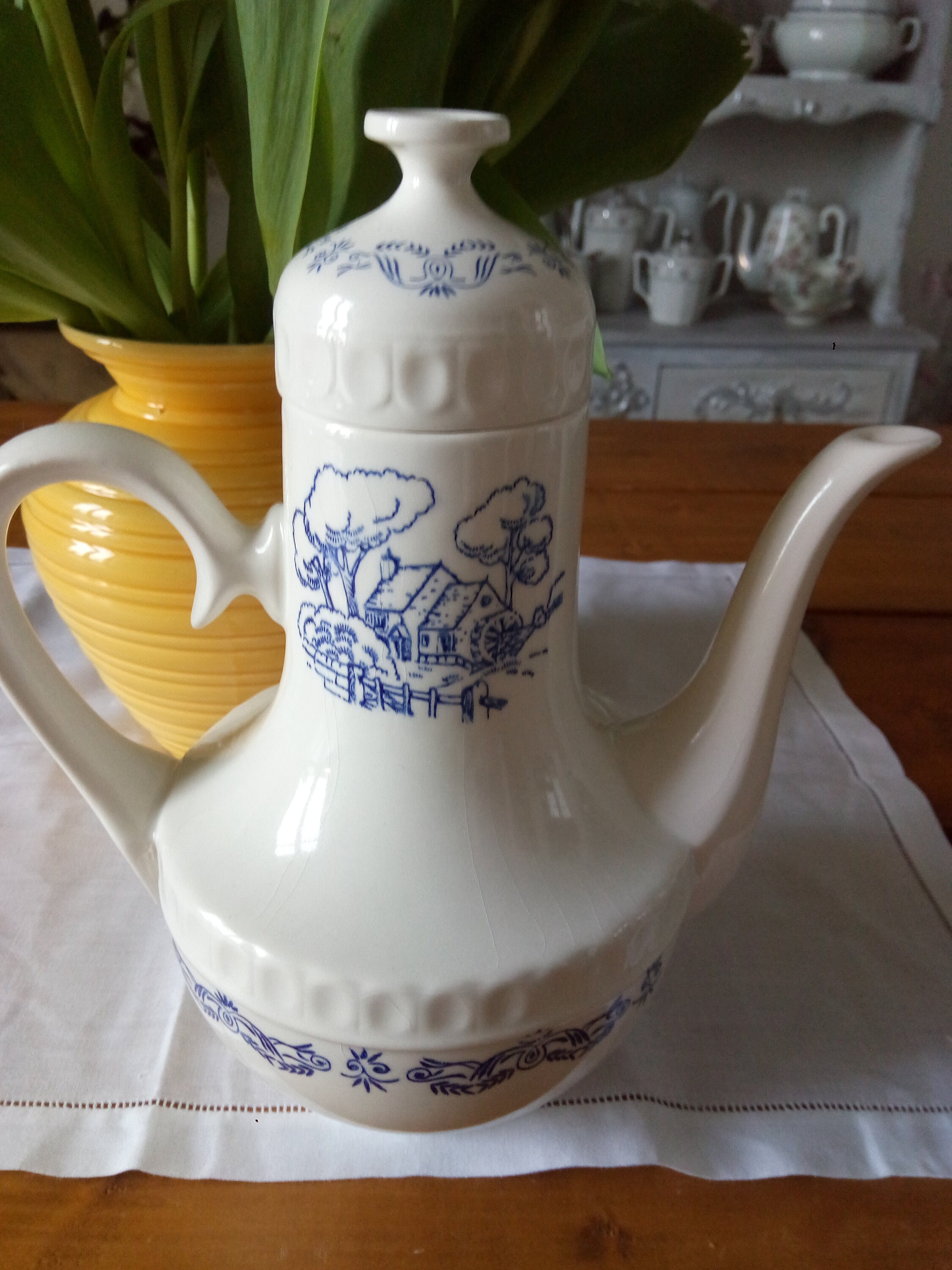 Cafetière en Faïence de Gien _Beaugency