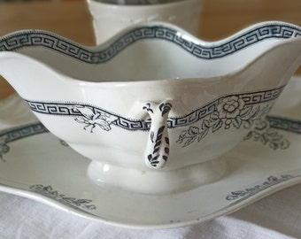 Saucière faïence anglaise