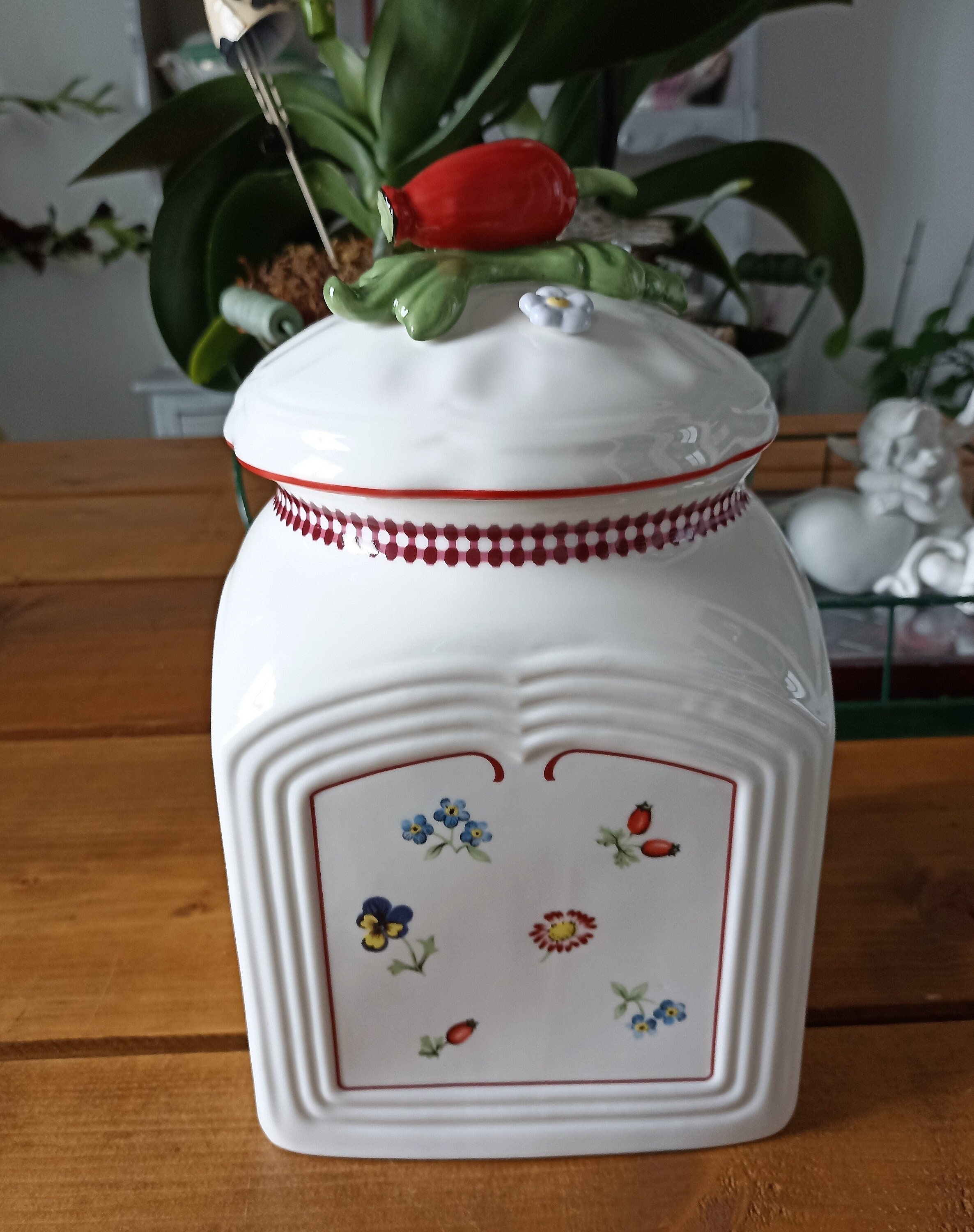 Villeroy et Boch Grand Pot à Confiture de Collection Charme Petite Fleur