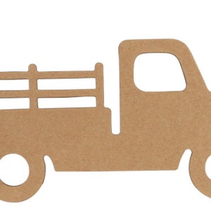 MDF Farm Truck, 11 x 5.5 in Truck, Farm Truck, DIY Truck, DIY Antique Truck, Wreath Truck