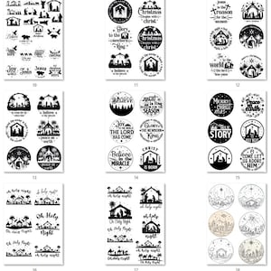 FREE SHIP USA 9.5x13 inches Christmas Rice Paper, Nativity Coaster Rice Paper, Christmas Shell Rice Paper, Nativity Rice Paper  10-18