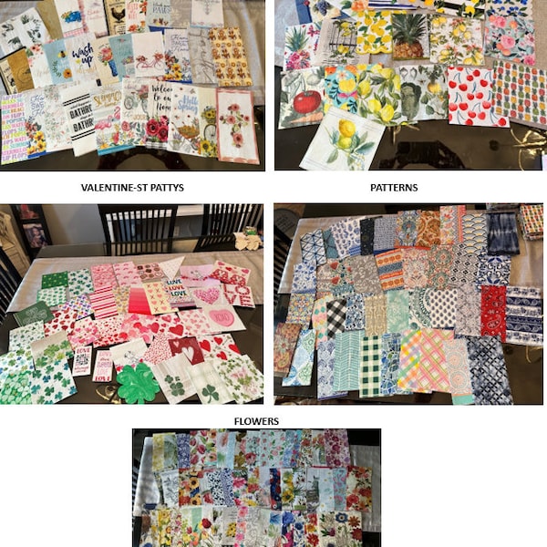 Decoupage Napkins Etsy