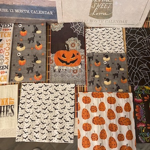 Halloween Napkins, Decoupage Napkins, Fall DIY, Pumpkin Napkins, Skull Napkins, Halloween Cat Napkins, Halloween Cocktail Napkins