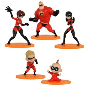 Cake Toppers, Incredibles Cake Toppers, The Incredibles, Cake Topper Toys, Cupcake Toppers