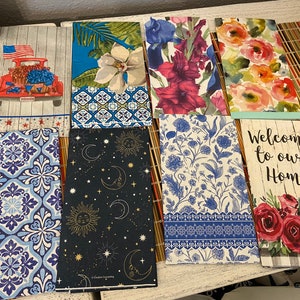 Summer Napkins, DIY Napkins, Spring DIY Napkin Set, July 4th Napkins, Flower Napkins, Moon Napkins, Pattern Napkins