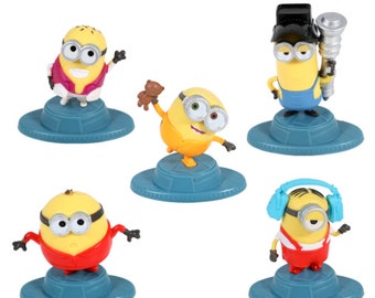 Minion Cake Toppers, Cake Toppers, Minions, Cupcake Toppers, Despicable Me Cake Toppers