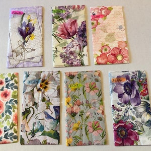 Spring and Flowers Decoupage Napkin Set, DIY Napkins, Spring DIY Napkin Set, Bee Napkins, Decoupage Sets, Beautiful Flower Napkins