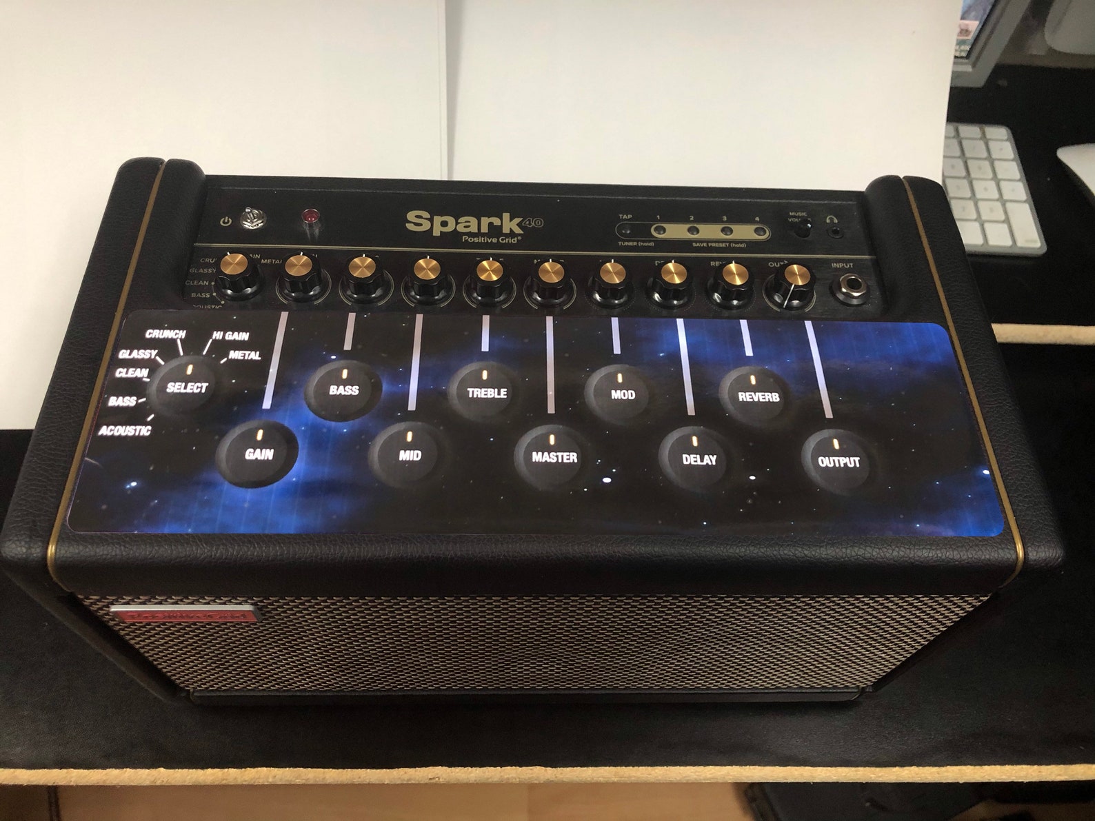 Positive Grid SPARK Control Knob Decal Deep Space Etsy