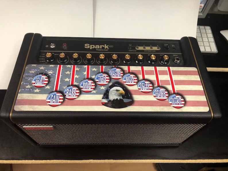 Positive Grid SPARK Control Knob Decal the Eagle Etsy