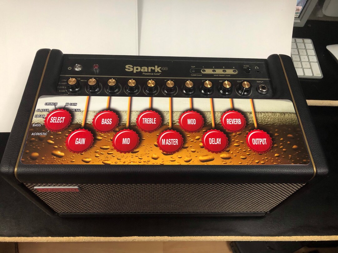 Positive Grid SPARK Control Knob Decal the Beer Caps Etsy