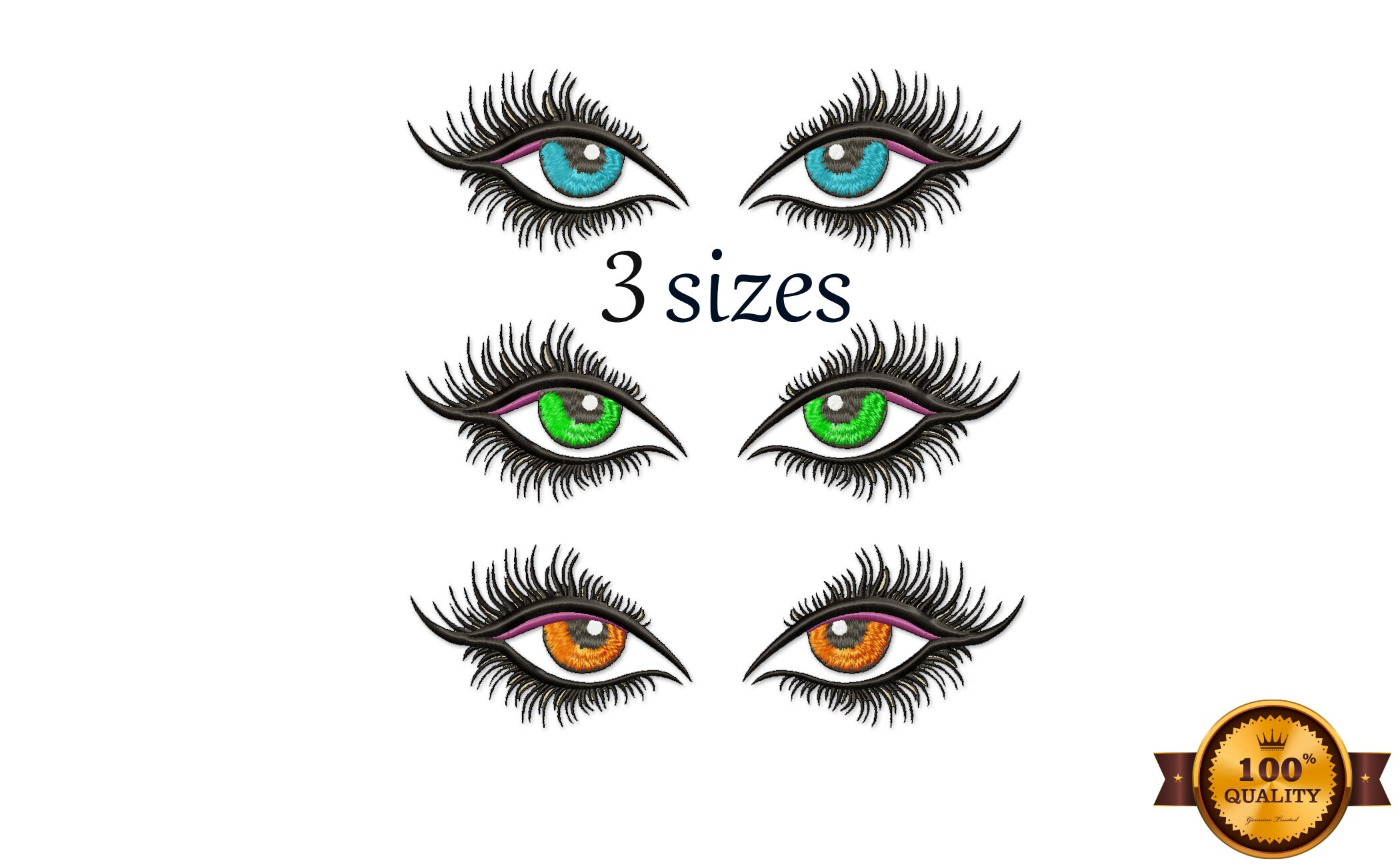Eyes jessecmault designs make up eyes machine jessecmault  etsy