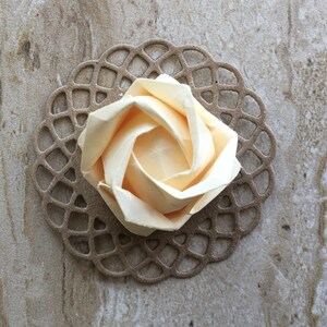 4 Rose di carta Origami segnaposto con calamita