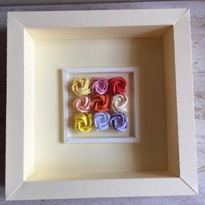 Quadro di Carta con griglia di Rose Kawasaki festa della Mamma
