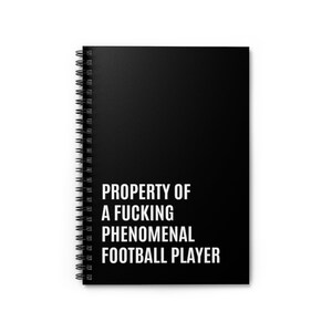 Cadeaux pour joueur de football, cadeau pour joueur de football, putain de joueur de football phénoménal, carnet de notes de football, cadeau pour amateur de football, cadeaux de sport