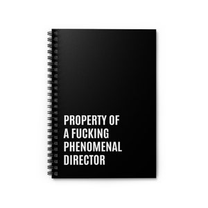 Director Gifts, Gift for Director, Fucking Phenomenal Director Notebook, Director Journal, Film Director, Movie Director, Hollywood Gifts
