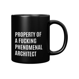 Taza de arquitecto, regalo para arquitecto, arquitecto fenomenal, el mejor arquitecto de todos los tiempos, taza negra de arquitectura, cumpleaños de arquitecto, Navidad