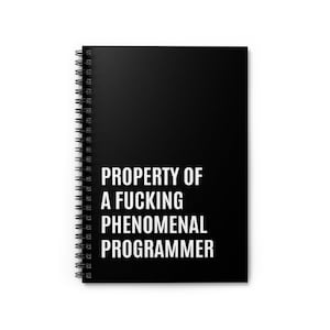 Programmierer Geschenk, Geschenk für Programmierer, verdammt phänomenaler Programmierer, Computerprogrammierer Journal, Geschenk für Software-Ingenieur, Software-Entwickler