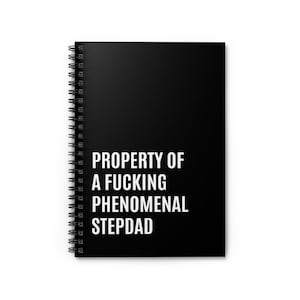 Regalo para padrastro, cuaderno para padrastro, regalo para padrastro, cuaderno para padrastro fenomenal, cumpleaños para padrastro, Navidad, regalo para el día del padre para padrastro