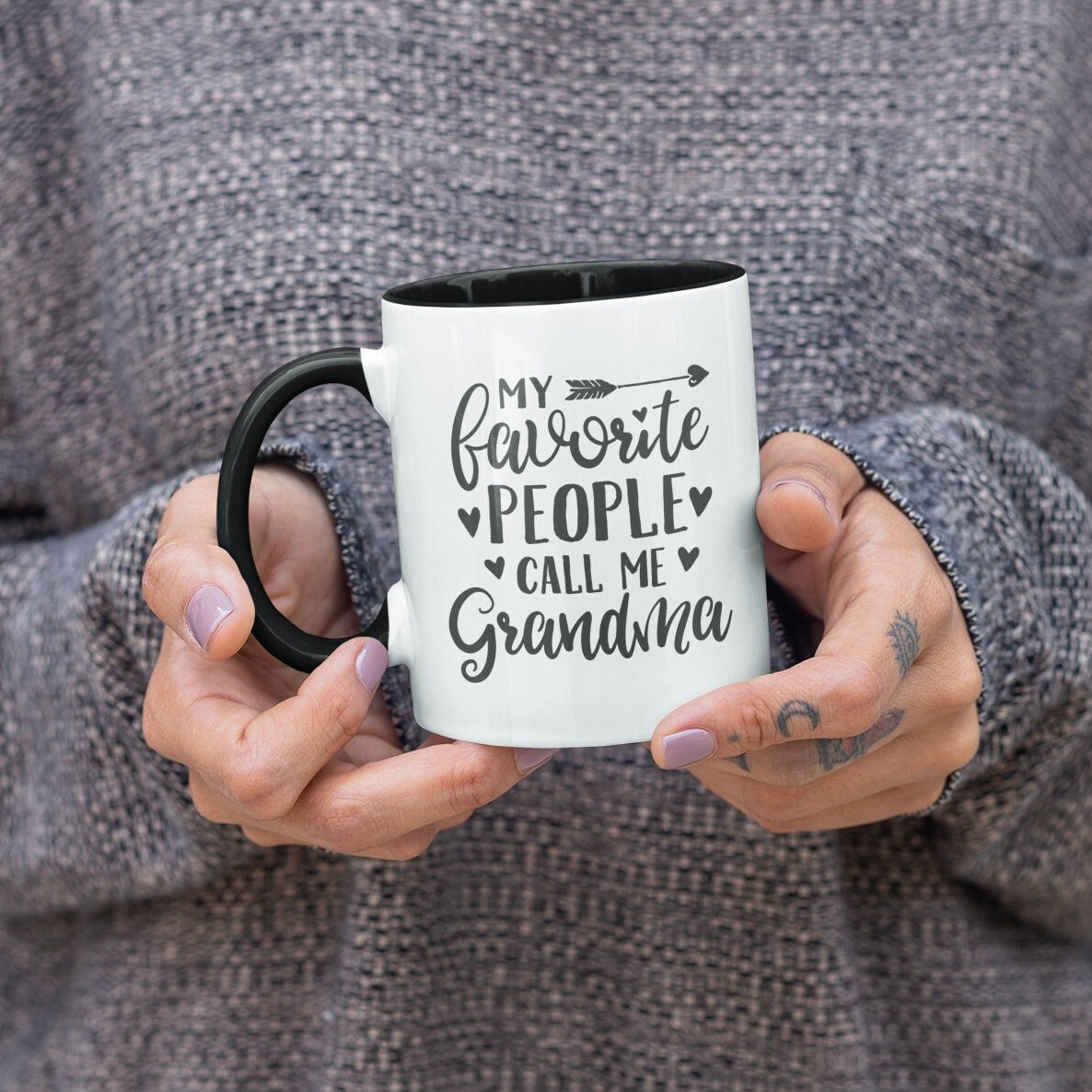 Funny Grandmother Two Tone 11oz Mug