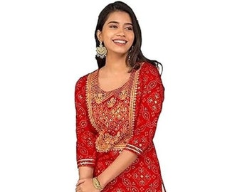 Kurti With Skirt - Etsy