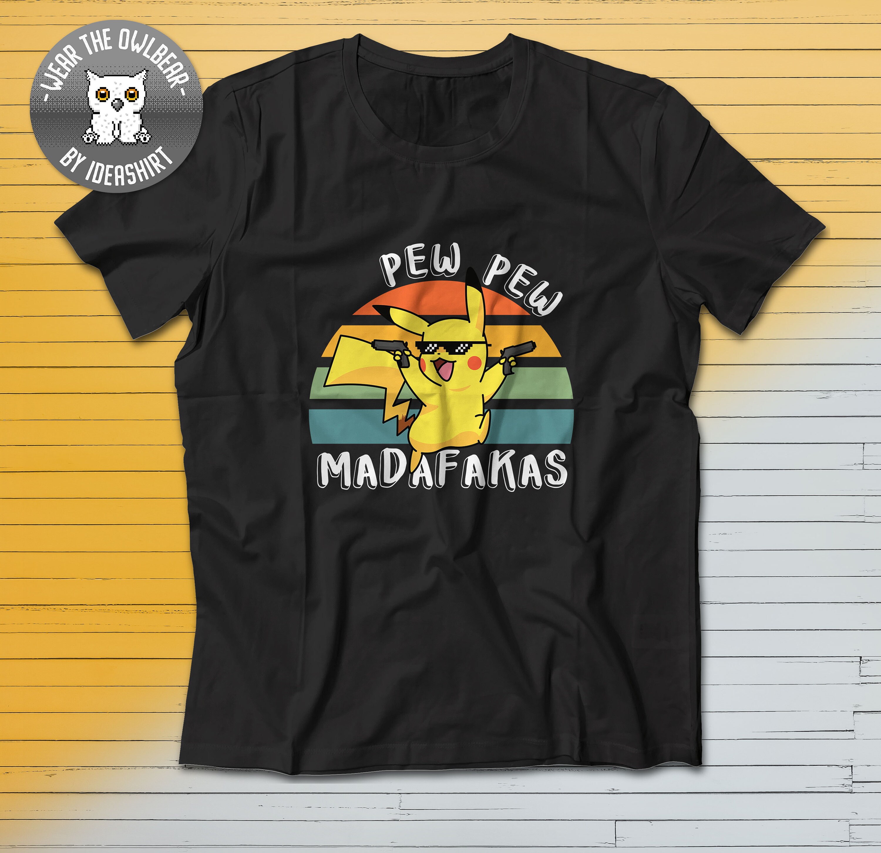 Pokemon Pikachu Pew Pew Madafakas Funny T-shirt Art Gameboy Sweet Adorable  Nintendo Gift for Poke Lover Pokemon Go Fan Black Blue Yellow Red - Etsy | T-Shirts