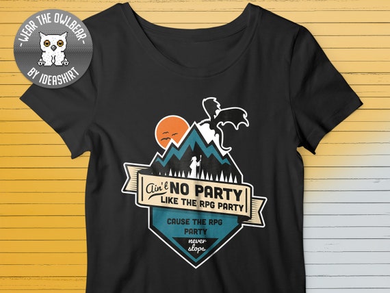 Dnd T-shirt Ain't No Party Like RPG Party / Gift for - Etsy