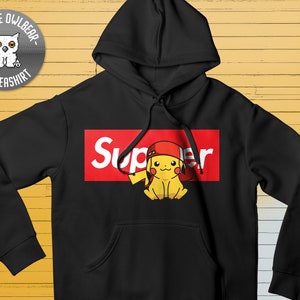 Supreme Pokemon Singing Pikachu Sweatshirt 