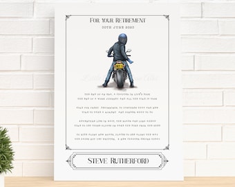 Retirement Keepsake Print