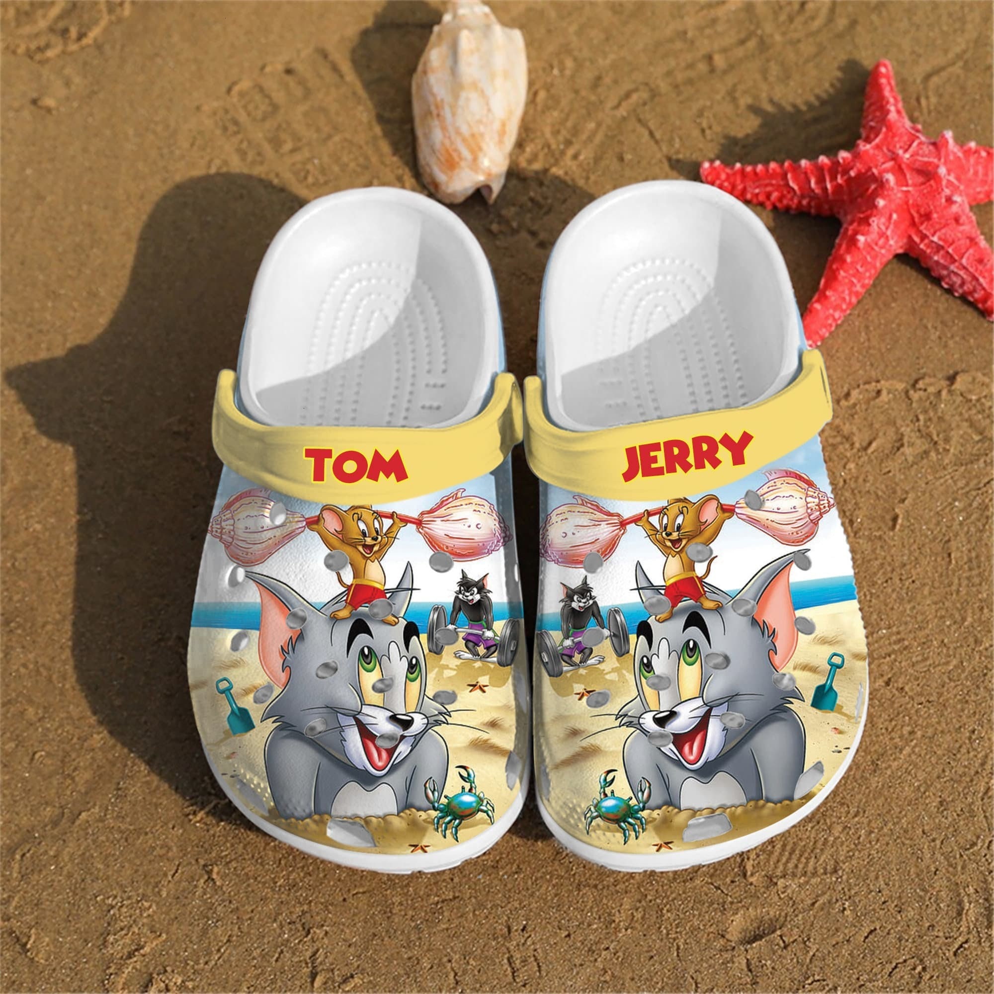 Personalised Tom and Jerry Crocs Crocband Clog Clog Etsy