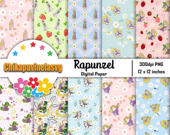 Schattig naadloos patroon, digitaal papier, plakboekpapier, patroonpapier, achtergrond, behang, patroon, 12 * 12 inch -300dpi