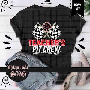 Teacher&#39;s Pit Crew Svg, Teacher svg, Back To School svg, cricut file, clipart, svg, png, eps, dxf
