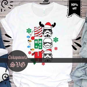 Christmas Ho Ho Ho Svg, Santa Hat Svg, Christmas svg, Gift Svg, Cricut File, Clipart, Svg, Png, Eps, Dxf