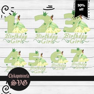 Princess Birthday png, Birthday Girl png, Birthday png, ClipArt, Png Images 300dpi Digital