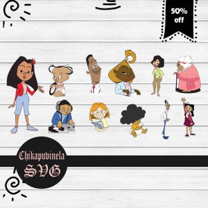 Cartoon Svg, Cricut File, Clipart, Svg, Png, Eps, Dxf