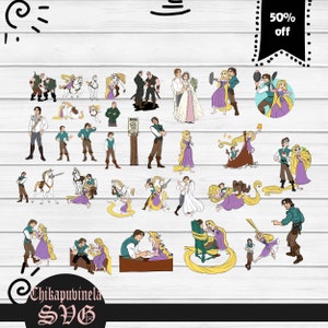 Bundle, Cartoon Svg, Fichier Cricut, Clipart, Svg, Png, Eps, Dxf