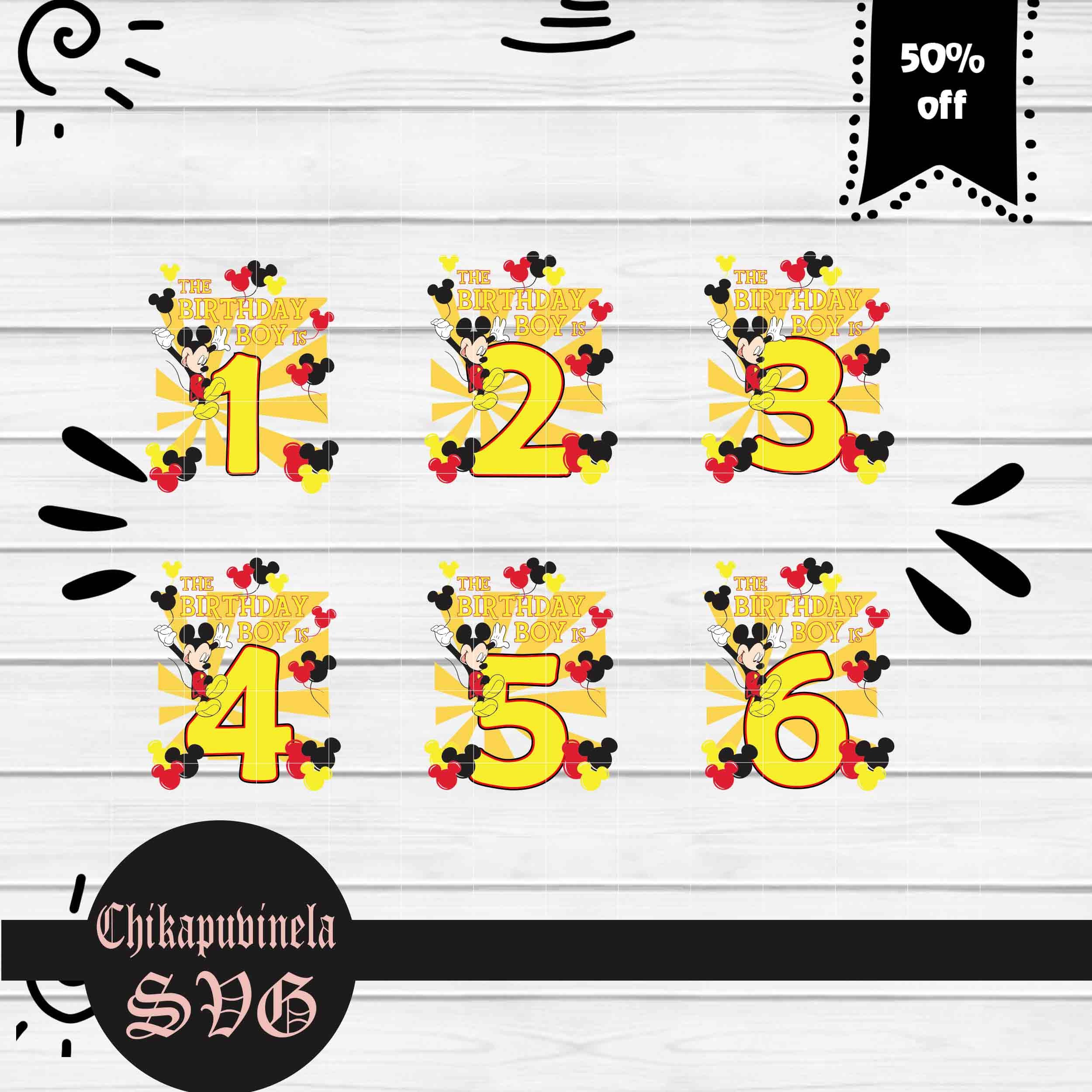 Birthday Boy Svg Bundle Birthday Svg Cricut File Clipart | Etsy