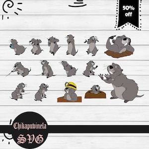 Bundle, Cartoon Svg, Fichier Cricut, Clipart, Svg, Png, Eps, Dxf