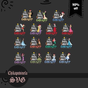 Is This Jolly Enough? Svg, Love Coffee Svg, Bundle,  Bundle, Christmas Svg, Gift Svg, Cricut File, Clipart, Svg, Png, Eps, Dxf