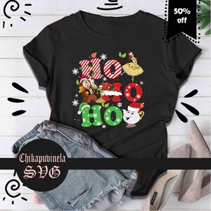 Hohoho Svg, Princess Svg, Funny Characters svg, Christmas Svg, Cricut File, Clipart, Svg, Png, Eps, Dxf