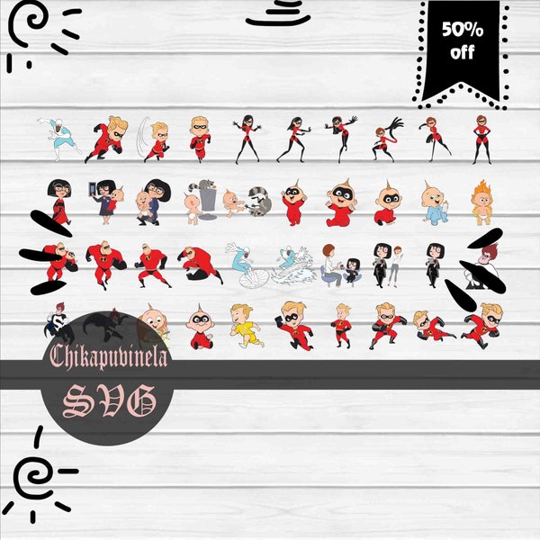 Cartoon Svg, Bundle, Cricut File, Clipart, Svg, Png, Eps, Dxf