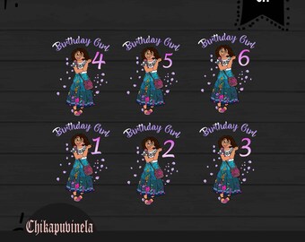 Bundle Birthday Png, Birthday Girl Png, Bundle, Png Images Digital 300dpi