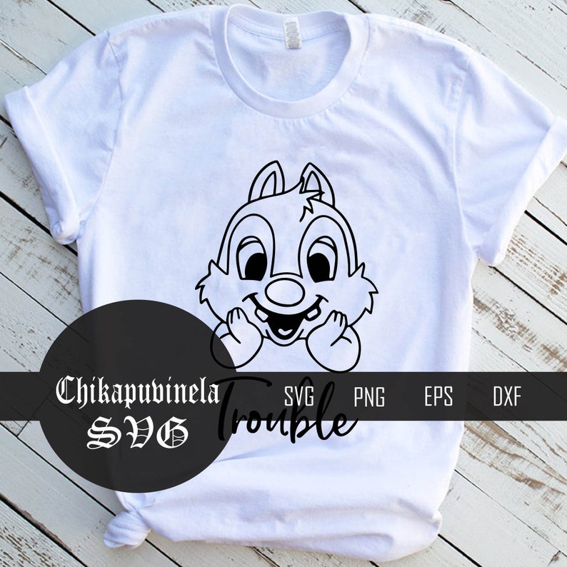 Chip and dale trouble svg chip and dale svg Disney svg Disney Png Dale svg Cricut Cuties Dale Svg Chip svg Quotes File Silhouette