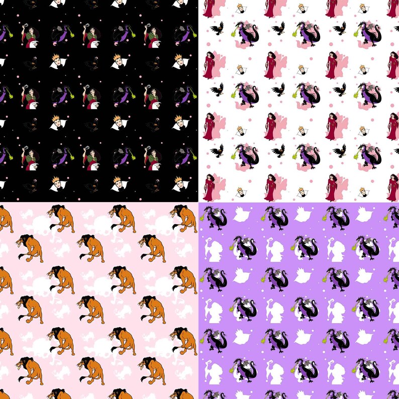Witch Seamless Pattern Digital Papers Scrapbook Papers - Etsy