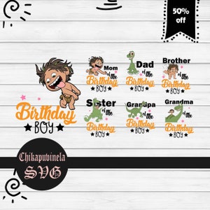 Bundle Family Birthday Boy Svg, Birthday svg, Cricut File, Clipart, svg, png, eps, dxf